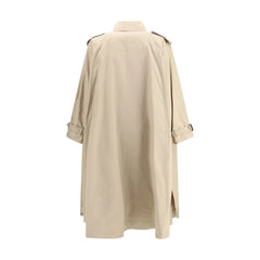 Saint Laurent Beige Cotton Coat - 2