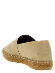 Saint Laurent Beige Cotton Espadrilles - EU 41 | US 8