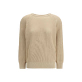 Saint Laurent Beige Cotton Sweatshirt - M