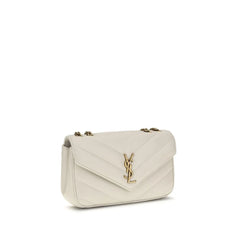 Saint Laurent bézs gyapjú Ovis Aries válltáska
