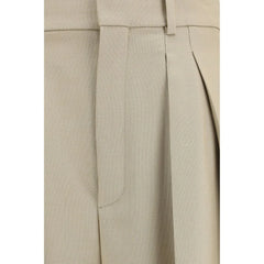 Saint Laurent Beige Wool Oves Aries Dress Pants - IT38 | S