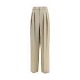 Saint Laurent Beige Wool Oves Aries Dress Pants - IT38 | S