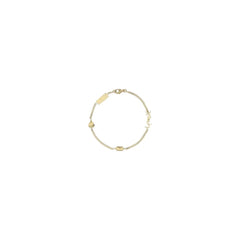 Saint Laurent Bicolor Brass Bracelet - M