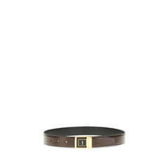 Saint Laurent Bicolor Calf Leather Bos Taurus Regular Belt