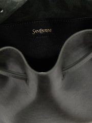 Saint Laurent Bicolor Calfskin Crossbody Bag