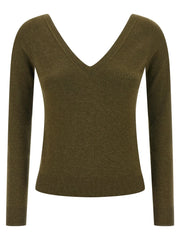 Saint Laurent Bicolor Cashmere Cardigan - L