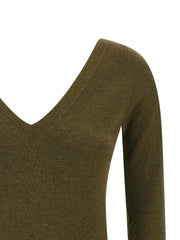 Saint Laurent Bicolor Cashmere Cardigan - L