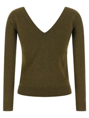 Saint Laurent Bicolor Cashmere Cardigan - L