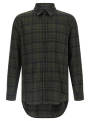 Saint Laurent Bicolor Cotton Blouse