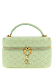 Saint Laurent Bicolor Lamb Leather Handbag