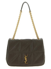 Saint Laurent Bicolor Lamb Leather Shoulder Bag