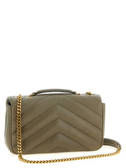 Saint Laurent Bicolor Lamb Leather Shoulder Bag