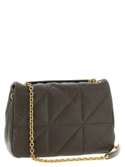 Saint Laurent Bicolor Lamb Leather Shoulder Bag