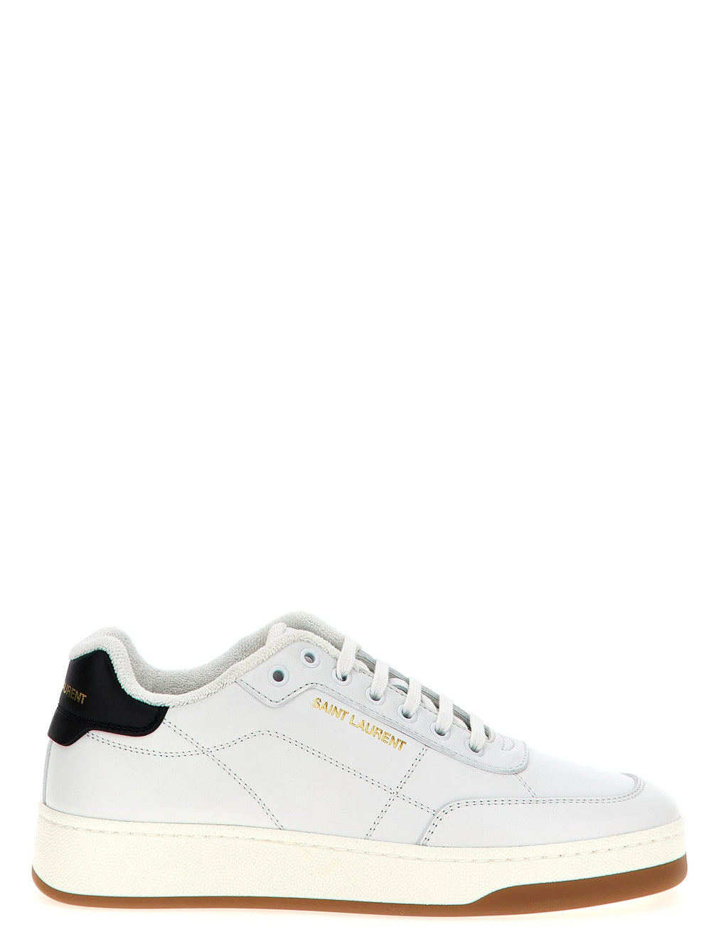 Saint Laurent Bicolor Leather Low Top Sneakers - EU 40 | US 7