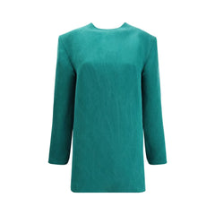 Saint Laurent Bicolor Silk Casual Dress - IT36 | XS