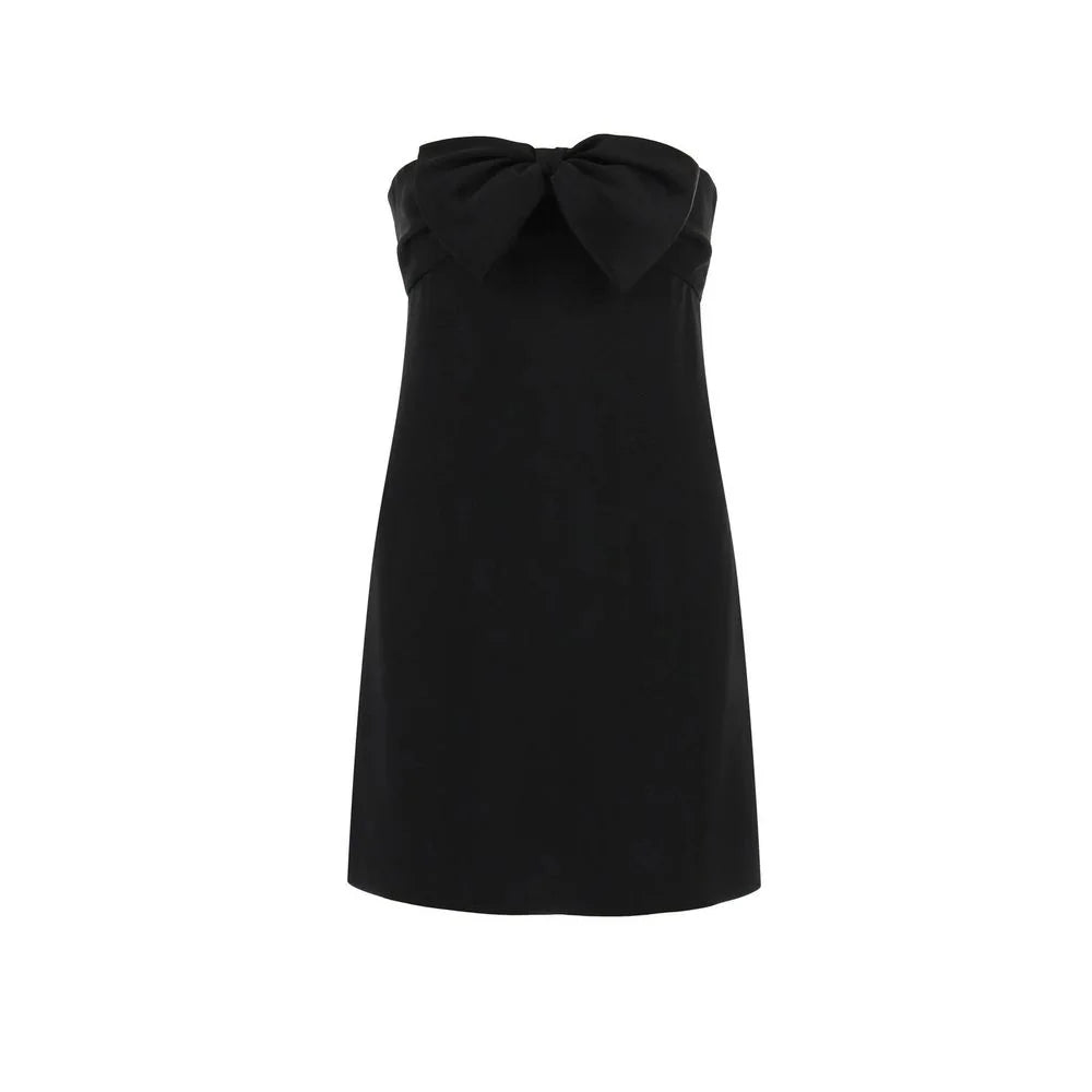 Saint Laurent Black Acetate Casual Dress - 40