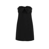 Saint Laurent Black Acetate Casual Dress - 40