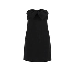 Saint Laurent Black Acetate Casual Dress - 40