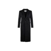 Saint Laurent Black Acetate Coat - 38