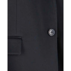 Saint Laurent Black Acetate Coat - 38