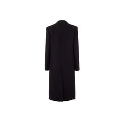 Saint Laurent Black Acetate Coat - 38