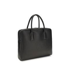 Saint Laurent Black Calf Leather Bos Taurus Handbag