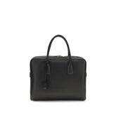 Saint Laurent Black Calf Leather Bos Taurus Handbag