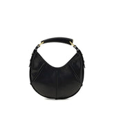 Sac bandoulière en cuir de veau noir Bos Taurus Saint Laurent