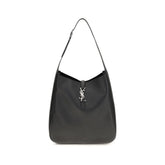 Saint Laurent Black Calf Leather Bos Taurus Shoulder Bag