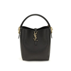 Saint Laurent Black Calf Leather Bos Taurus Shoulder Bag