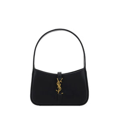 Saint Laurent Black Calf Leather Bos Taurus Shoulder Bag