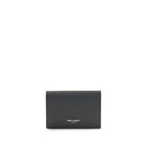 Saint Laurent Black Calf Leather Bos Taurus Wallet