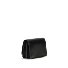 Portefeuille Saint Laurent en cuir de veau noir Bos Taurus