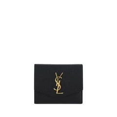 Saint Laurent Black Calf Leather Bos Taurus Wallet