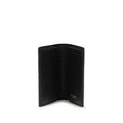Saint Laurent Black Calf Leather Bos Taurus Wallet