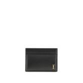 Saint Laurent Black Calf Leather Bos Taurus Wallet