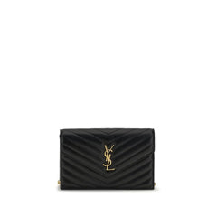 Saint Laurent Black Calf Leather Bos Taurus Wallet