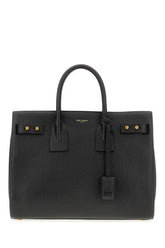 Saint Laurent Black Calf Leather Sac De Jour Handbag - Satchel Bags