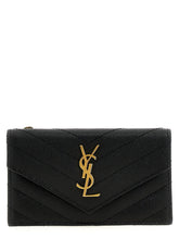 Saint Laurent Black Calfskin Cardholder