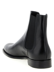Saint Laurent Black Calfskin Chelsea Boots - EU 40 | US 7