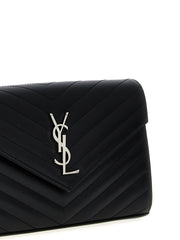 Saint Laurent Black Calfskin Clutch Bag