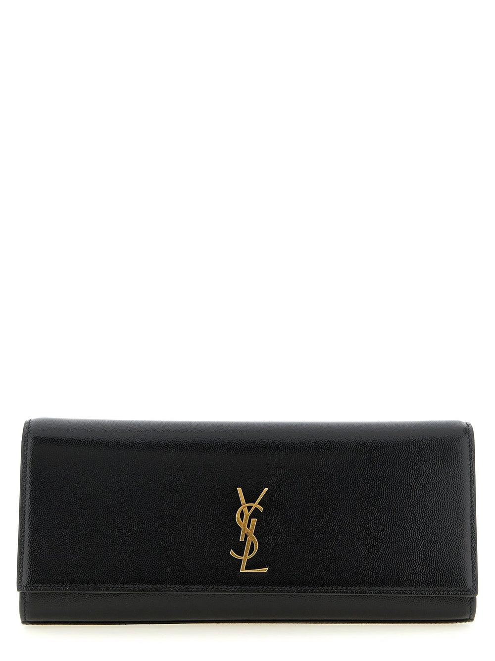 Saint Laurent Black Calfskin Clutch Bag