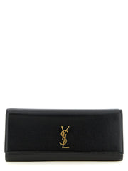 Saint Laurent Black Calfskin Clutch Bag