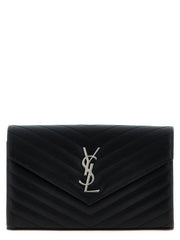Saint Laurent Black Calfskin Clutch Bag