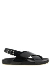 Saint Laurent Black Calfskin Flat Sandals - EU 42 | US 9