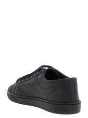 Saint Laurent Black Calfskin Low Top Sneakers - EU 40 | US 7