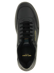 Saint Laurent Black Calfskin Low Top Sneakers - EU44/US11