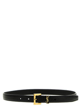 Saint Laurent Black Calfskin Regular Belt - 95 cm / 38 Inches