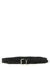 Saint Laurent Black Calfskin Regular Belt - 95 cm / 38 Inches