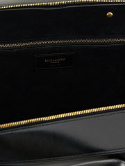 Saint Laurent Black Calfskin Shoulder Bag